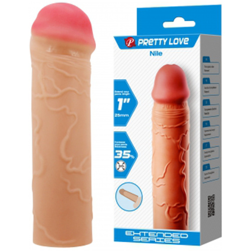 Nile Extended Penis Sleeve - Light