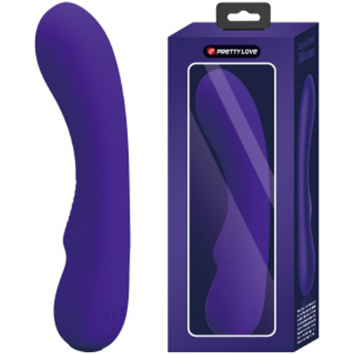 Matt Super Soft Silicone Vibrator - Purple