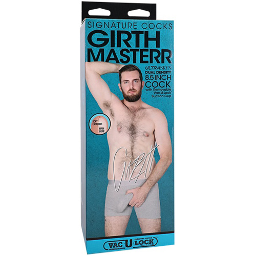 Signature Cocks - Girthmasterr - 8.5" With Removable Vac-U-Lock Suction Cup - Vanilla