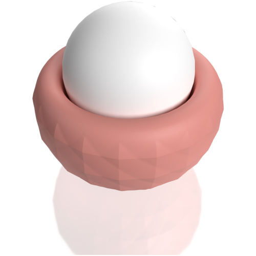 Screaming O Cuties Dotty Egg Vibrator  - Dusty Rose