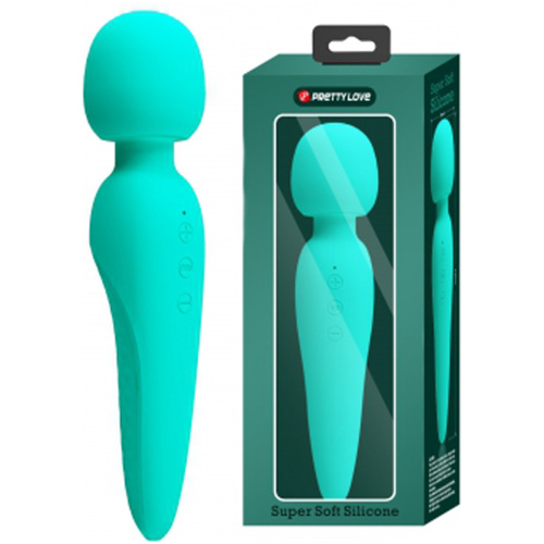 Meredith Super Soft Silicone Wand - Turquoise