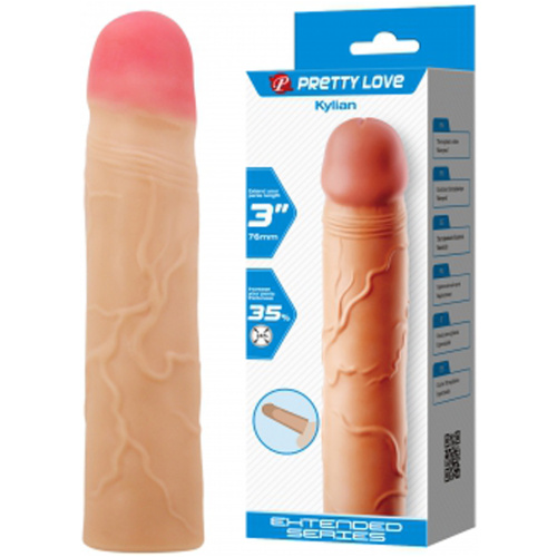 Kylian Extended Penis Sleeve - Light