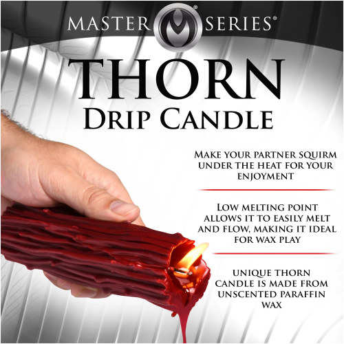 Thorn Drip Candle - Red
