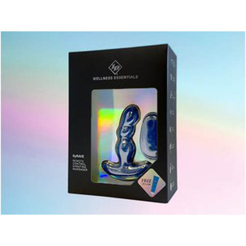 Gyrave Remote Control Gyrating Massager - Blue