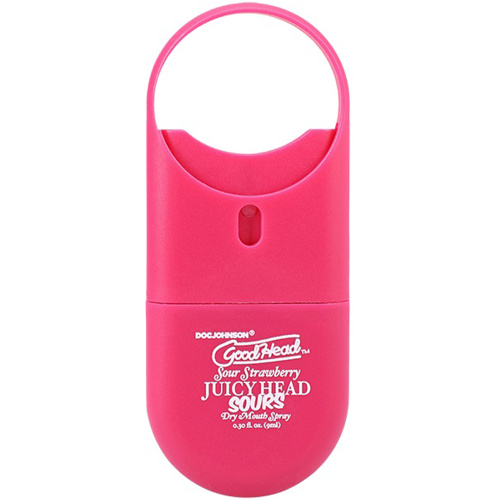 Goodhead Juicyhead Dry Mouth Spray  to Go - Sour Strawberry .30 Oz