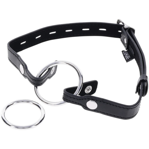 Edge Interchangeable Ring Gag - Black