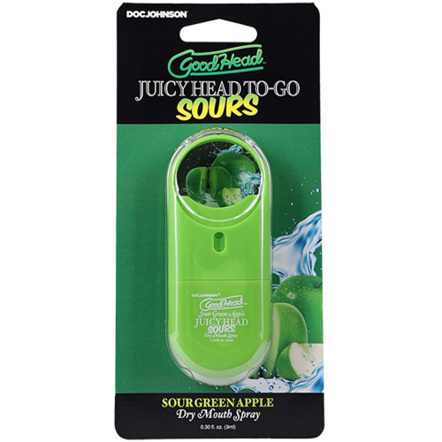 Goodhead Juicyhead Dry Mouth Spray to Go - Sour Green Apple .30 Oz