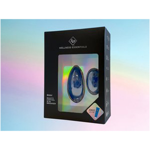 Shhh! Remote Control Slim Massager - Blue