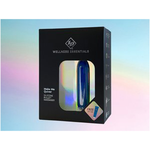 Make Me Quiver Silicone Bullet Massager - Blue