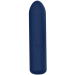 Make Me Quiver Silicone Bullet Massager - Blue
