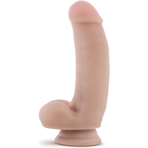 Dr. Skin Silicone - Dr. Samuel - 7 Inch Dildo With Suction Cup - Vanilla