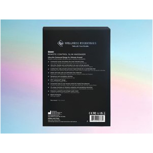 Shhh! Remote Control Slim Massager - Blue
