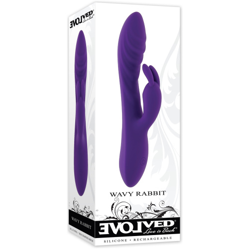 Wavy Rabbit Purple