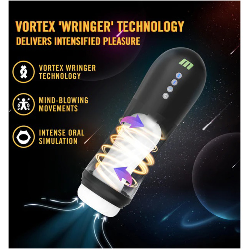 Quantumx Triple Action Automatic Stroker - Black