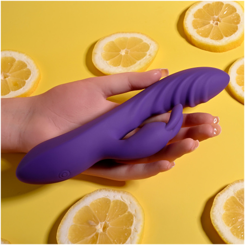 Wavy Rabbit Purple