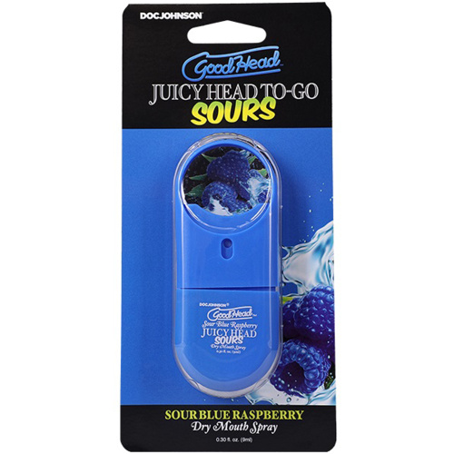 Goodhead Juicyhead Dry Mouth Spray to Go - Sour Blue Raspberry .30 Oz