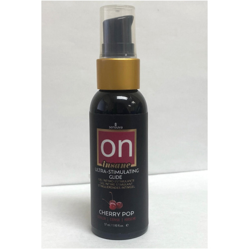 On Insane Ultra-Stimulating Glide Cherry Pop 2oz-57ml Bottle