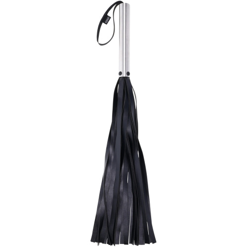 Edge Flogger - Black / Silver
