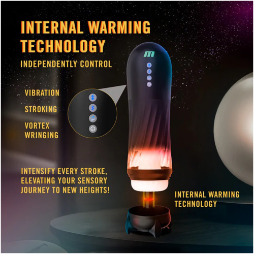 Quantumx Triple Action Automatic Stroker - Black