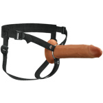 Fantasy X-Tensions Elite 8" Silicone  Hollow Strap Dual Density - Brown