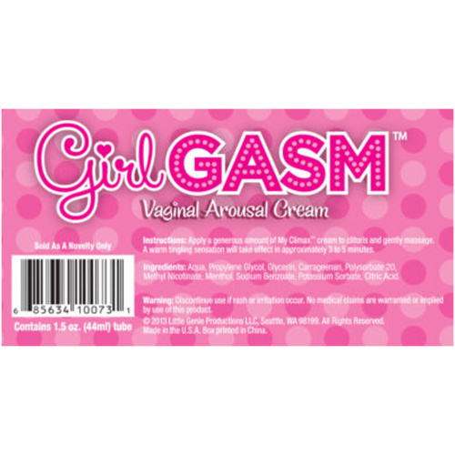 Girlgasm Arousal Cream