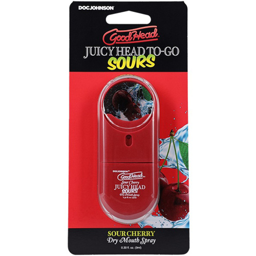 Goodhead Juicyhead Dry Mouth Spray to Go - Sour Cherry .30 Oz