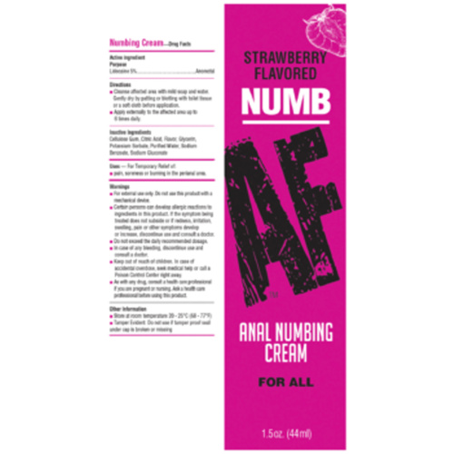 Numb Af Anal Desensitizer Strawberry 1.5oz