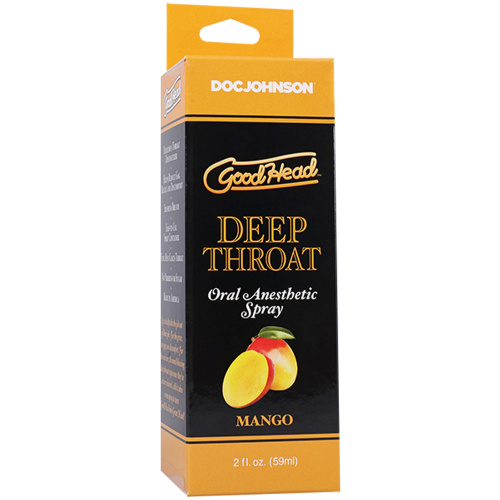 Goodhead Deep Throat Spray Mango 2 Fl Oz