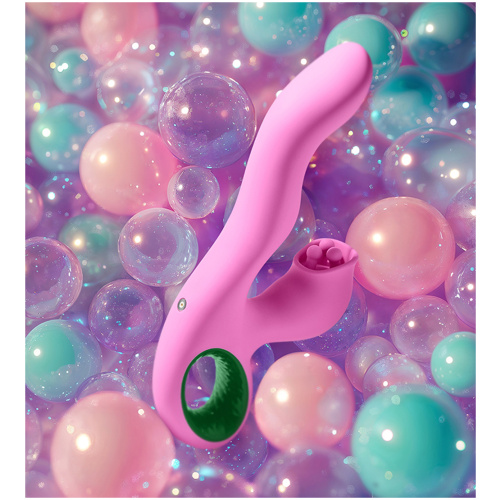 Pallina Triple-Action Rabbit Vibrator - Pink