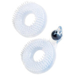 Enhancer Dual Love Rings - Clear