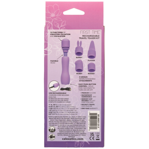 First Time Rechargeable Travel Teaser Kit - Purple