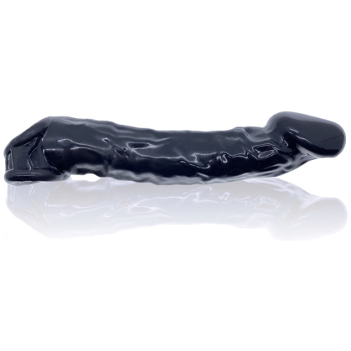 Muscle Ripped Slim Veiny Cocksheath - Night Black