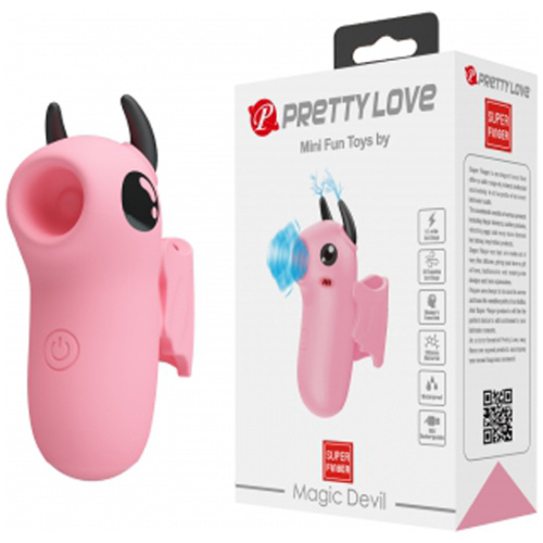Magic Devil Finger Vibrator - Pink