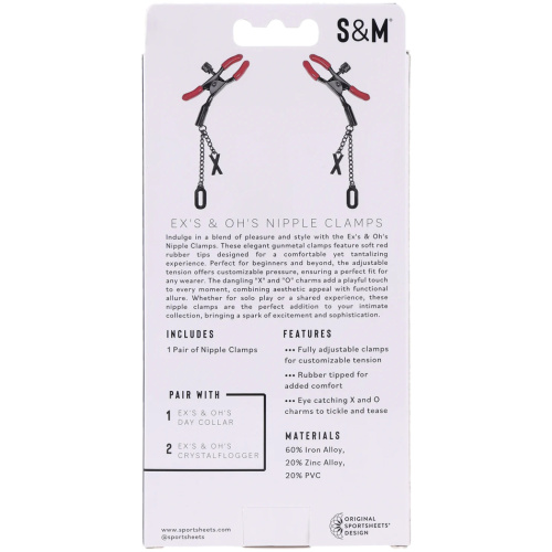 eX's and Oh's Nipple Clamps
