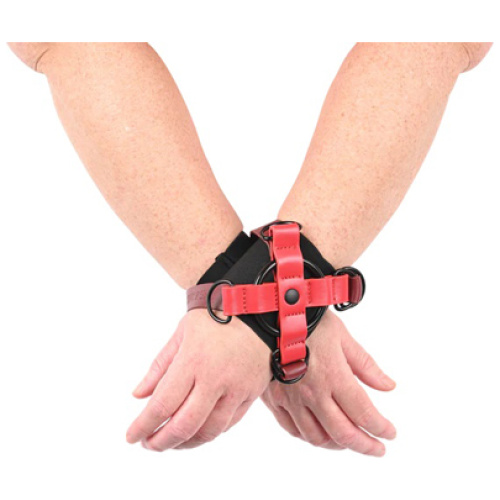 eX's and Oh's Cross Cuffs