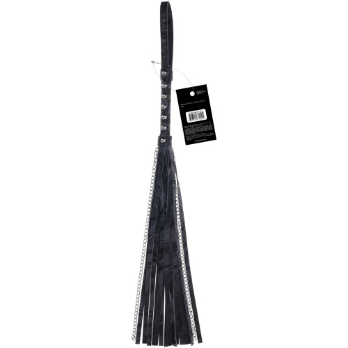 Velvet Noir Chain Flogger