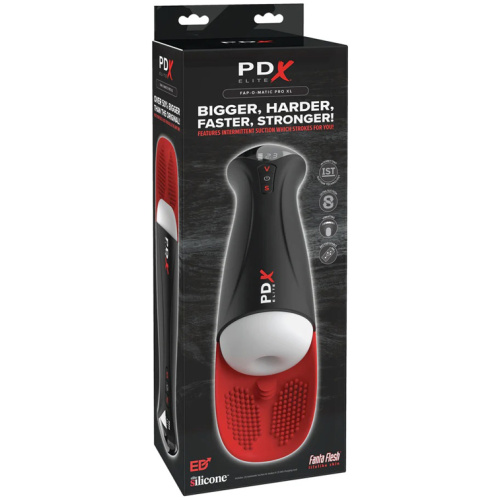 Pdx Elite Fap-O-Matic Pro XL - White/red