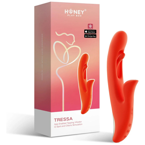 Tressa App-Enabled Tapping Vibrator G-Spot and Clitoral Stimulation