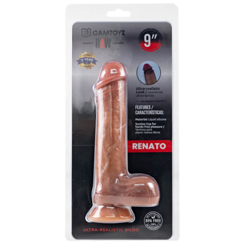 Raw Dildo Ultra Realistic Renato - Brown