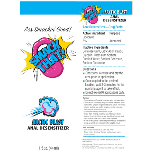 Smack That Anal Desensitizer Arctic Blast 1.5 Oz