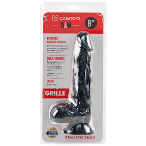 Realistic Dildo Grille - Black