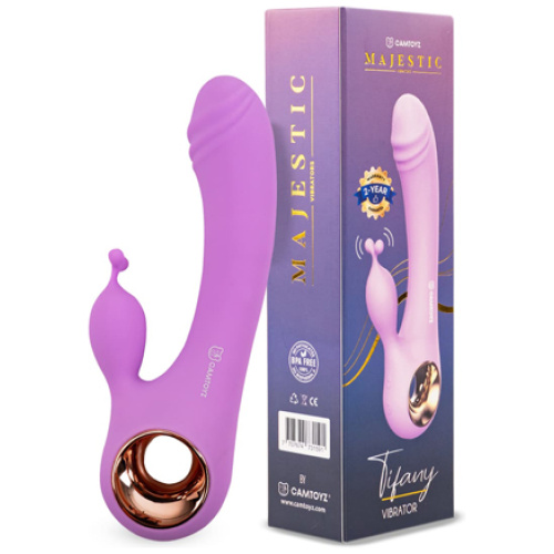 Double Tifany Vibrator - Purple