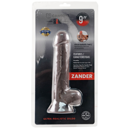 Raw Dildo Ultra Realistic Zander - Brown