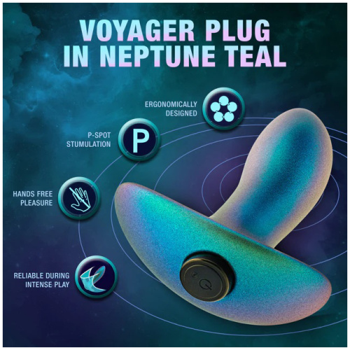 Anal Adventures Matrix - Voyager Plug - Neptune Teal