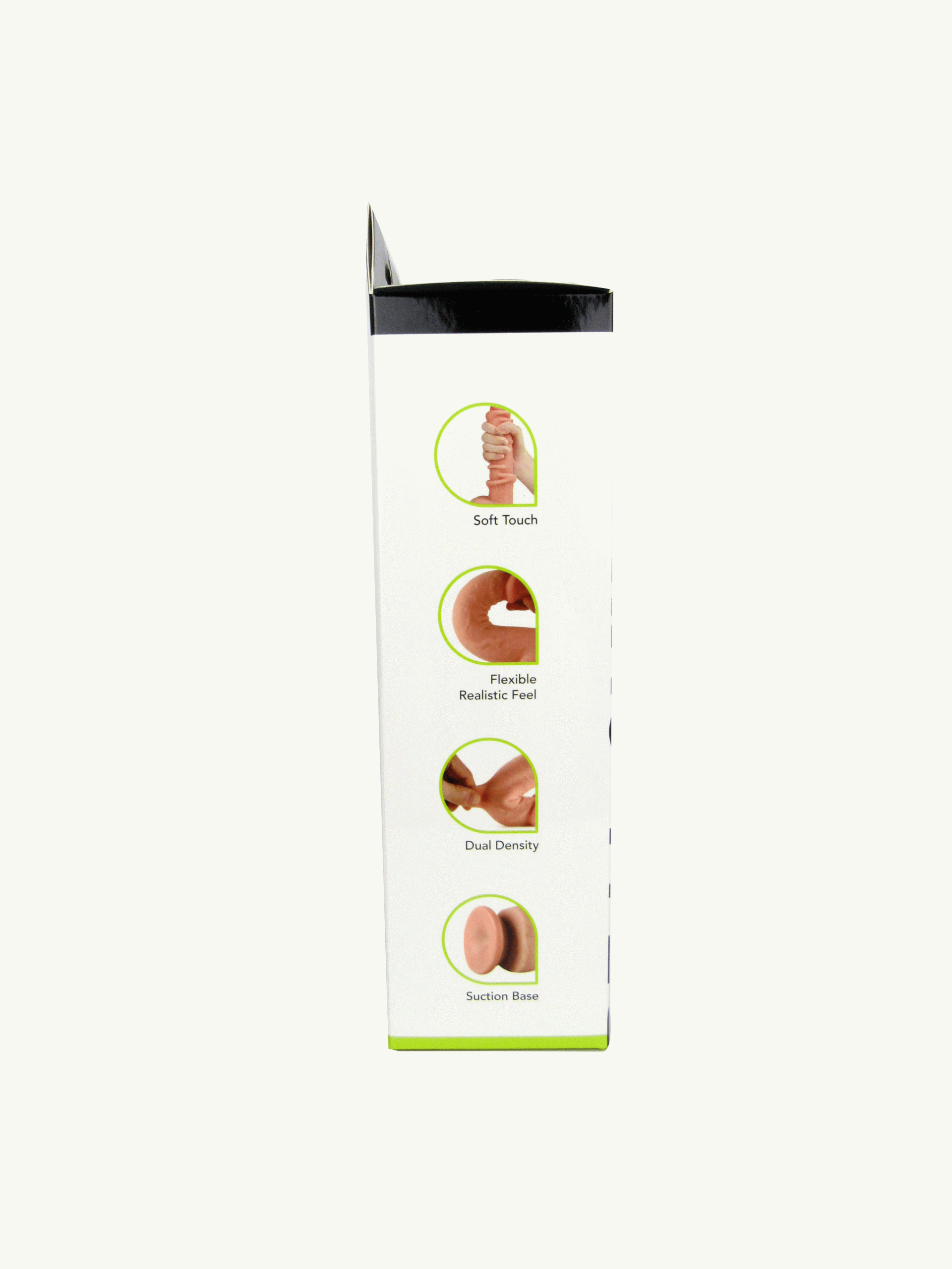 Get Lucky 8 Inch Real Skin Dildo - Tan