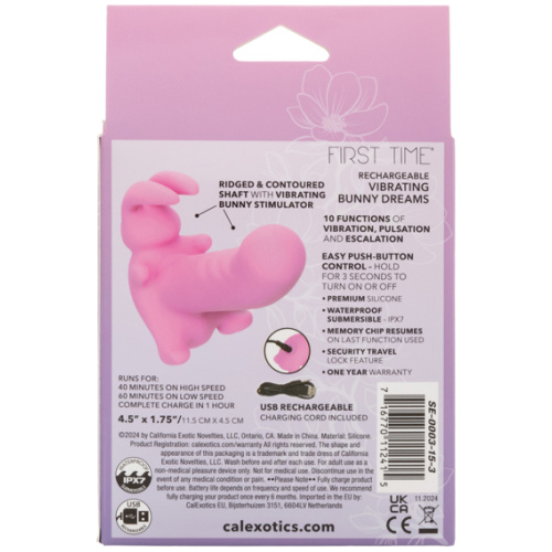First Time Rechargeable Vibrating Bunny Dreams