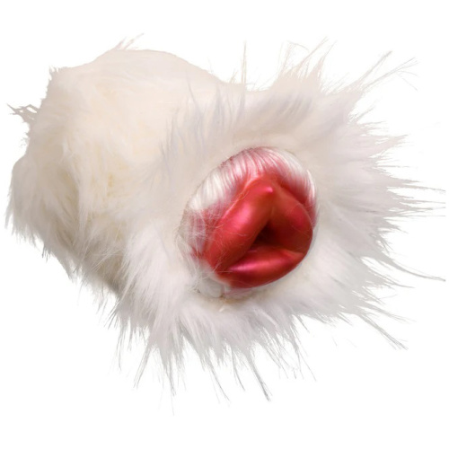 Snow She-Wolf Silicone Stroker - White