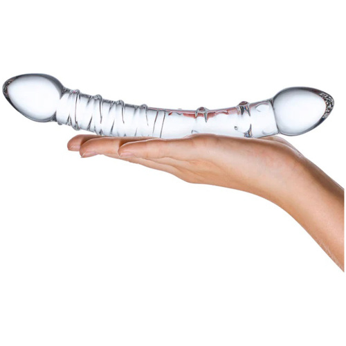 Double Trouble Glass Dildo