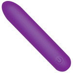 Tapered Flexible Silicone Bullet - Purple