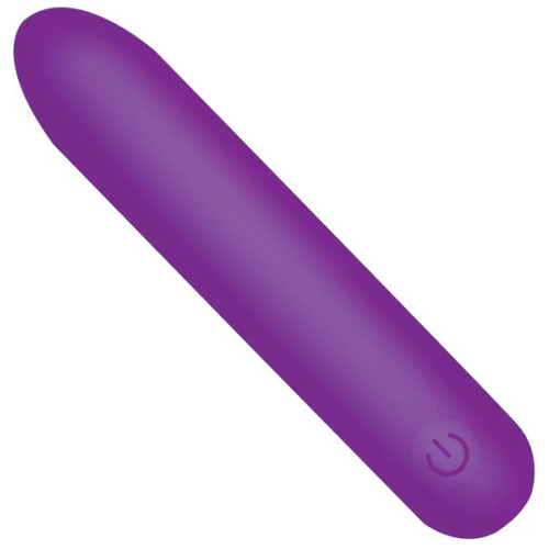 Tapered Flexible Silicone Bullet - Purple